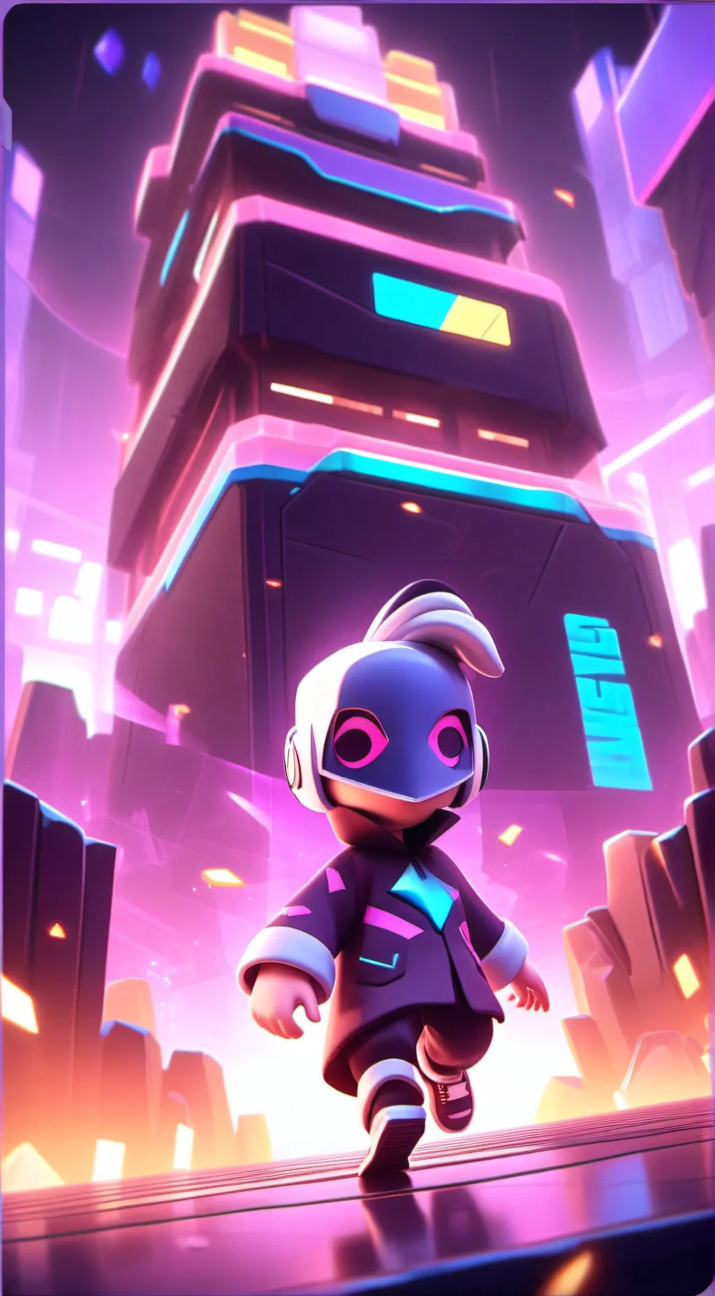 ai character: squid game background