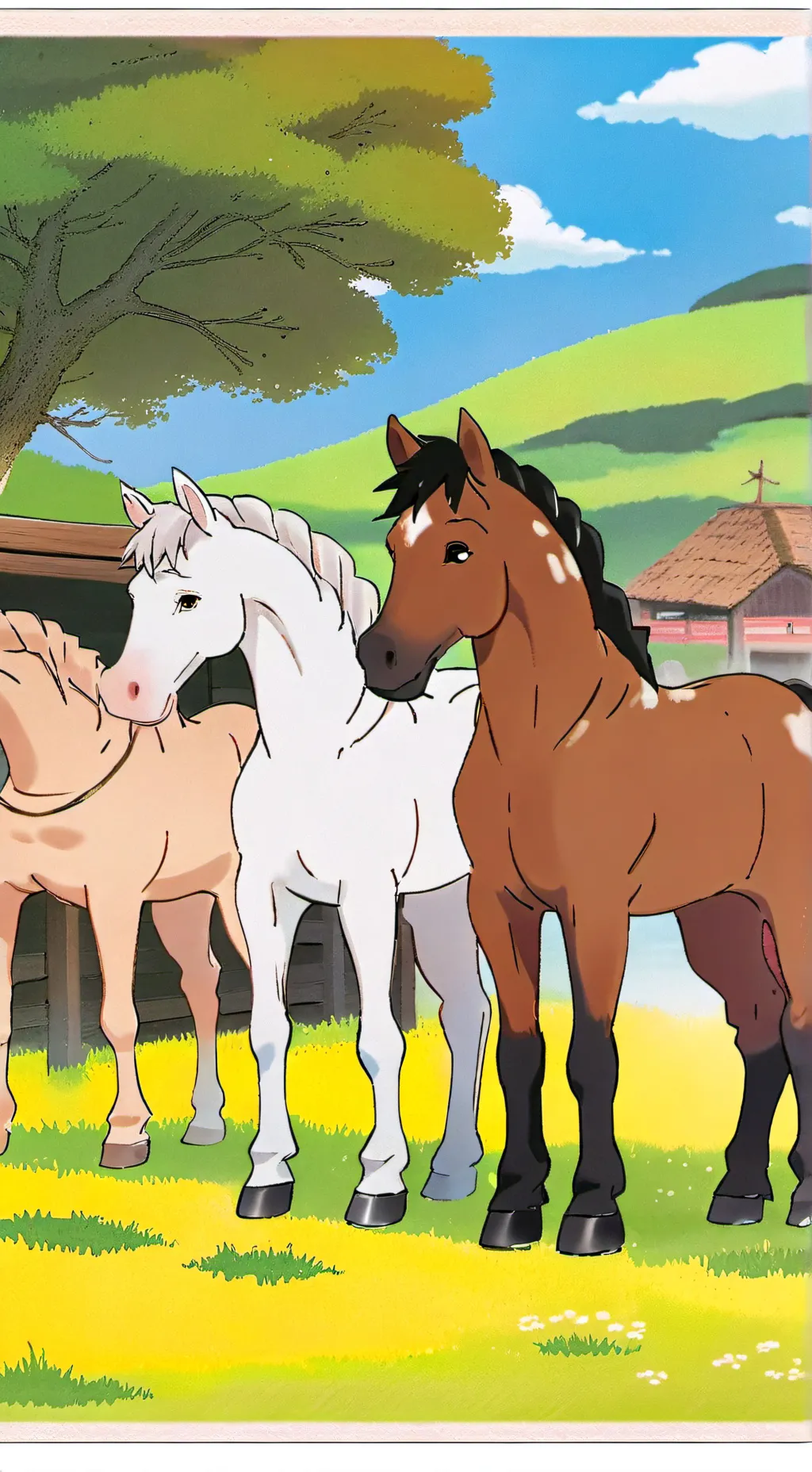 ai character: Talking horses background