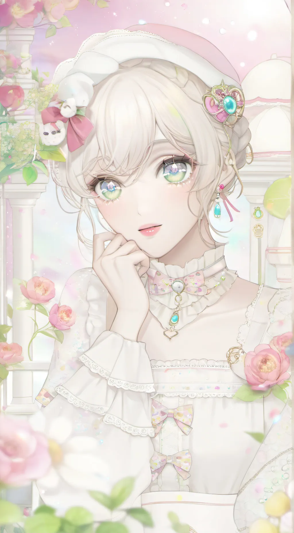 ai character: Luna Rose background