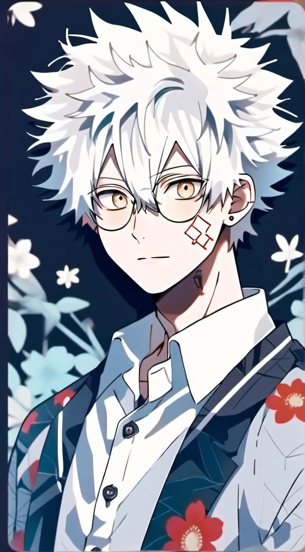 ai character: bakugo Katsuki  background