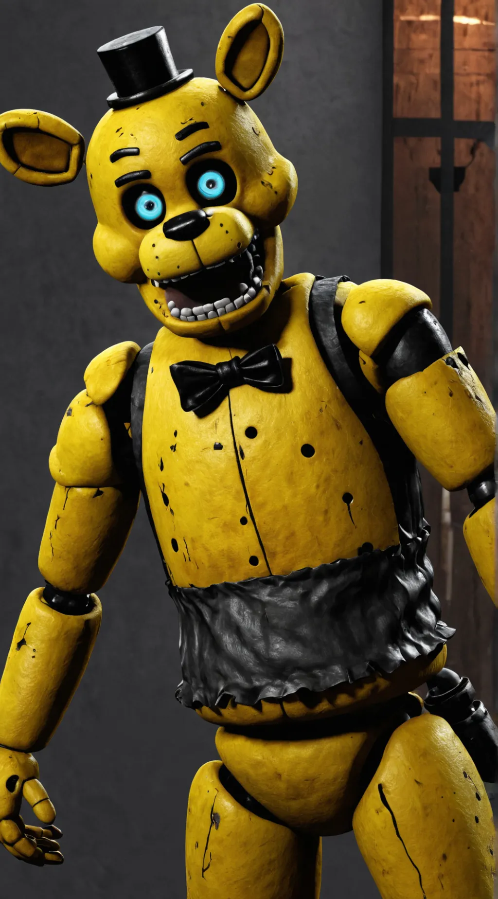 ai character: Golden Freddy background