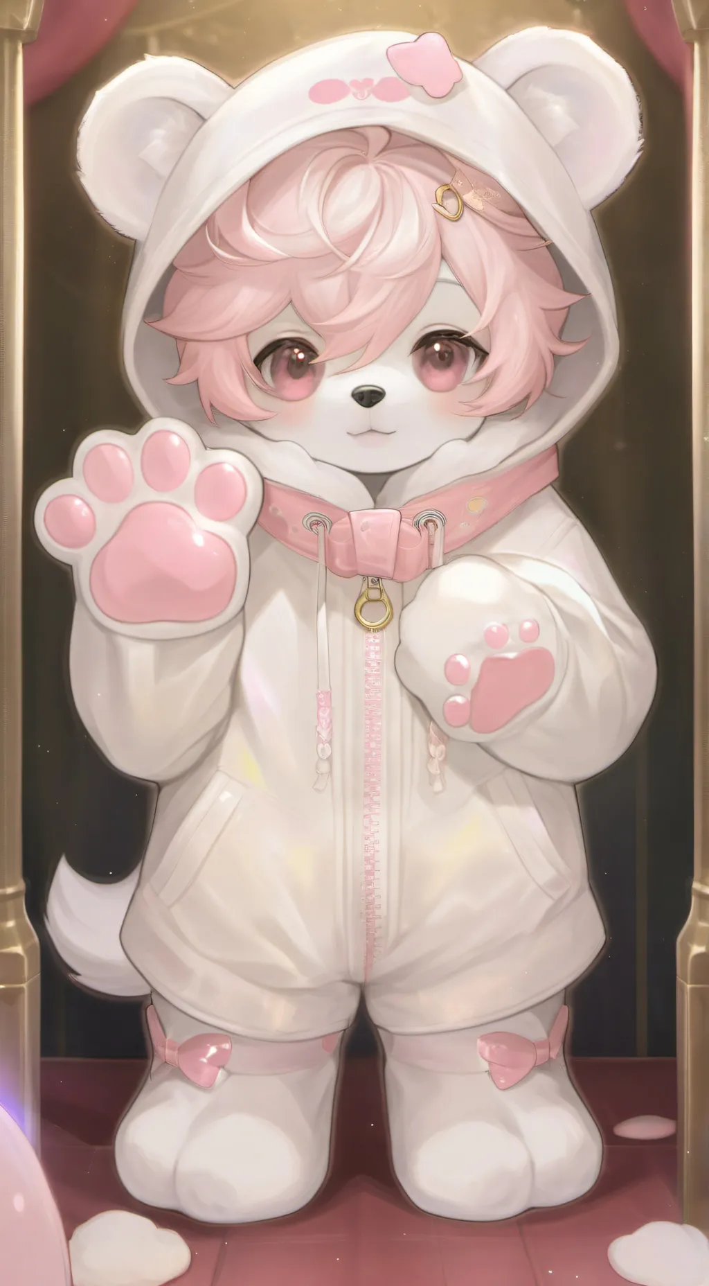 ai character: Boykisser background