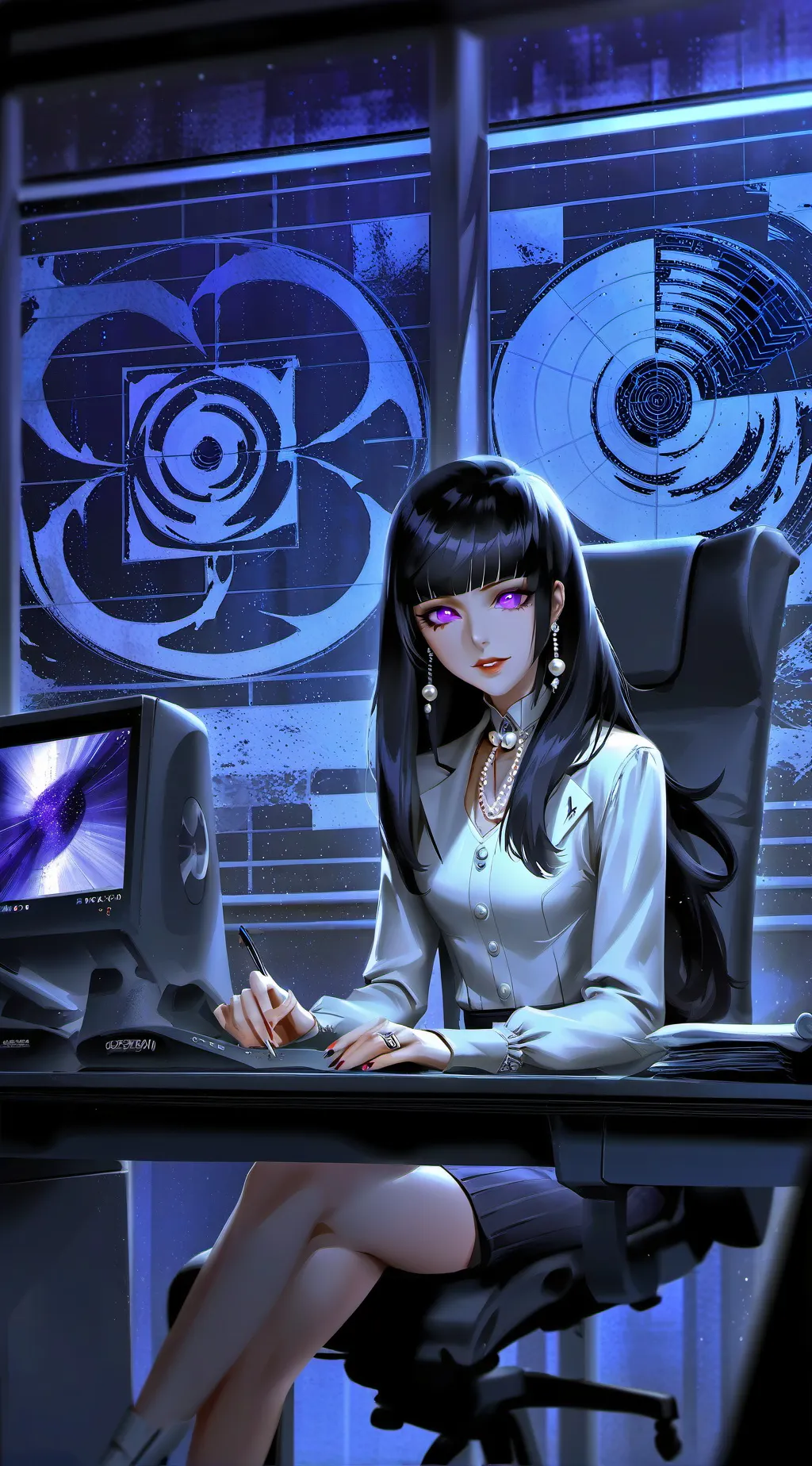 ai character: Rei background