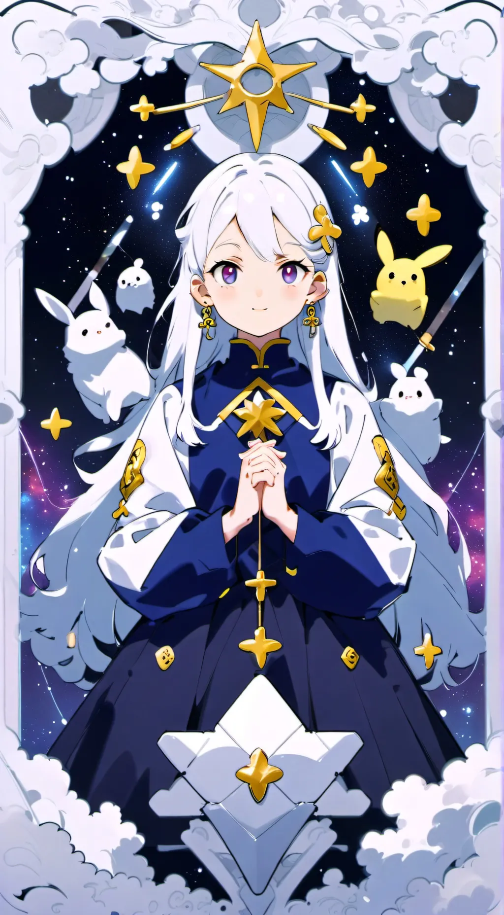 ai character: noelle Silva  background