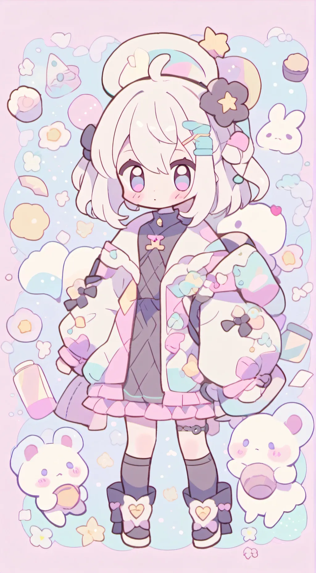 ai character: 💫N sei💫 background