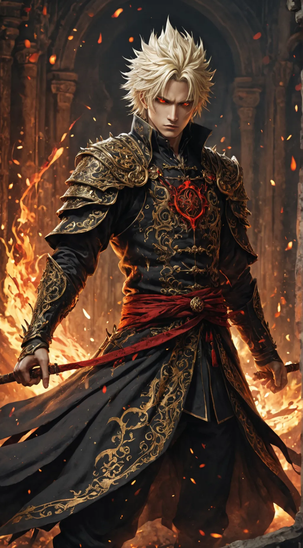 ai character: Bakugo background