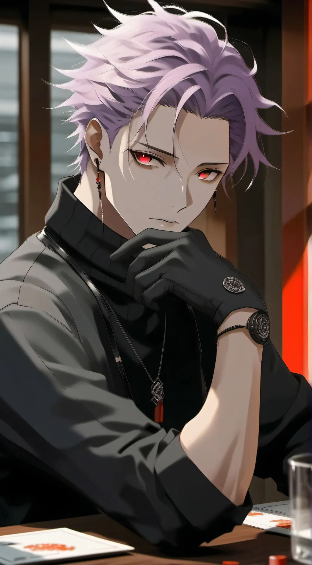 ai character: Каспиан background