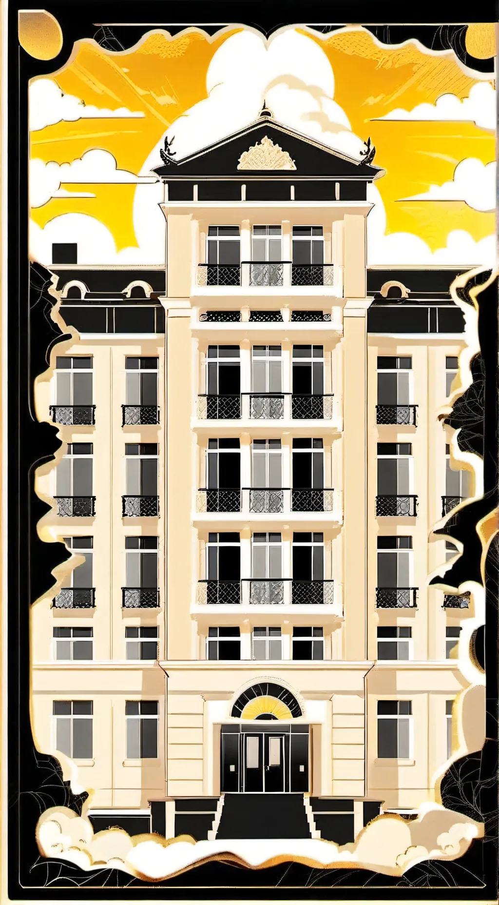 ai character: HH musical curse  background