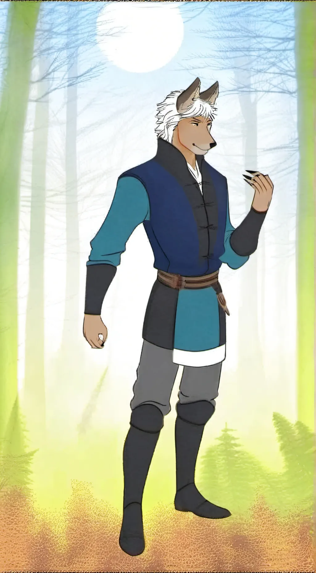 ai character: Garroth  background