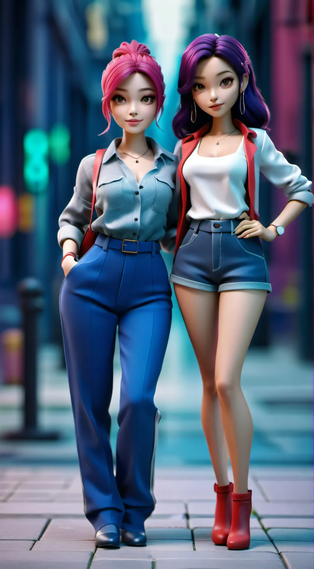 ai character: Zoé background