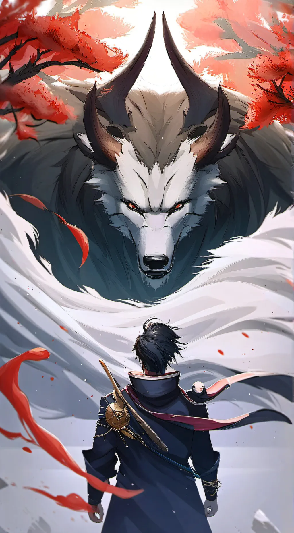 ai character: kny in haunted 🏠 background