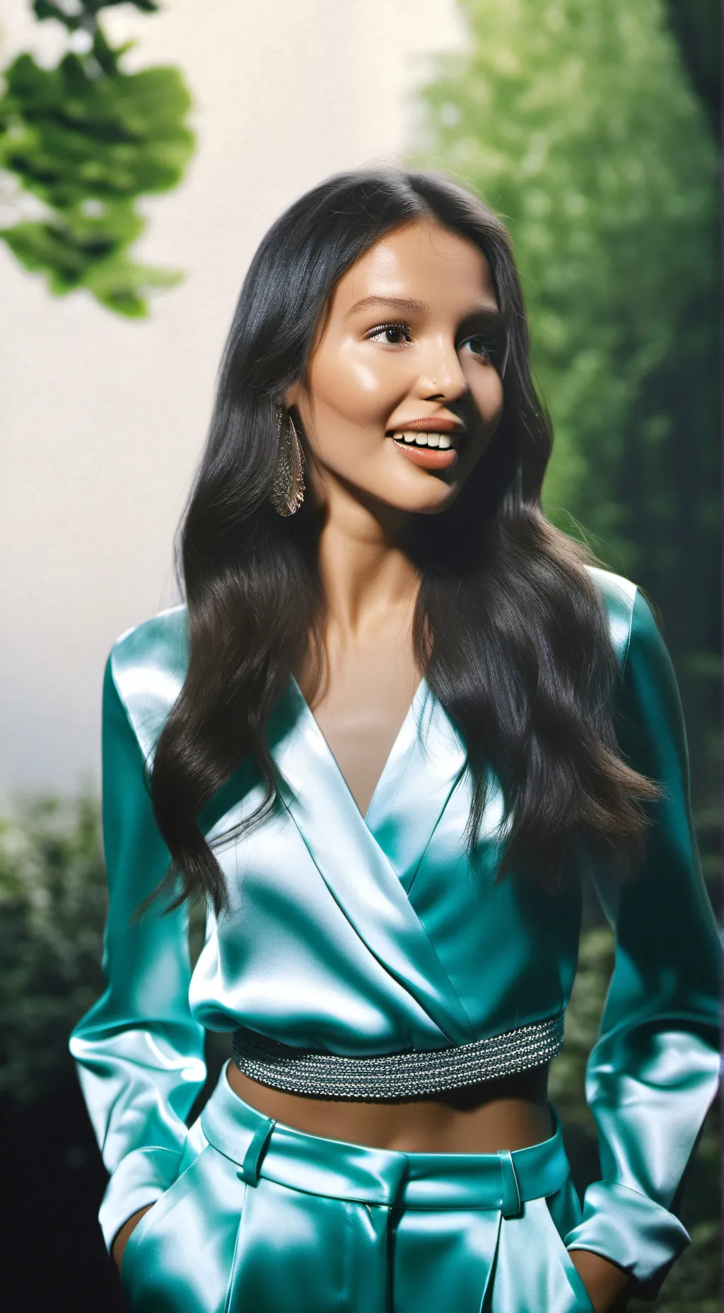 ai character: Olivia Rodrigo background