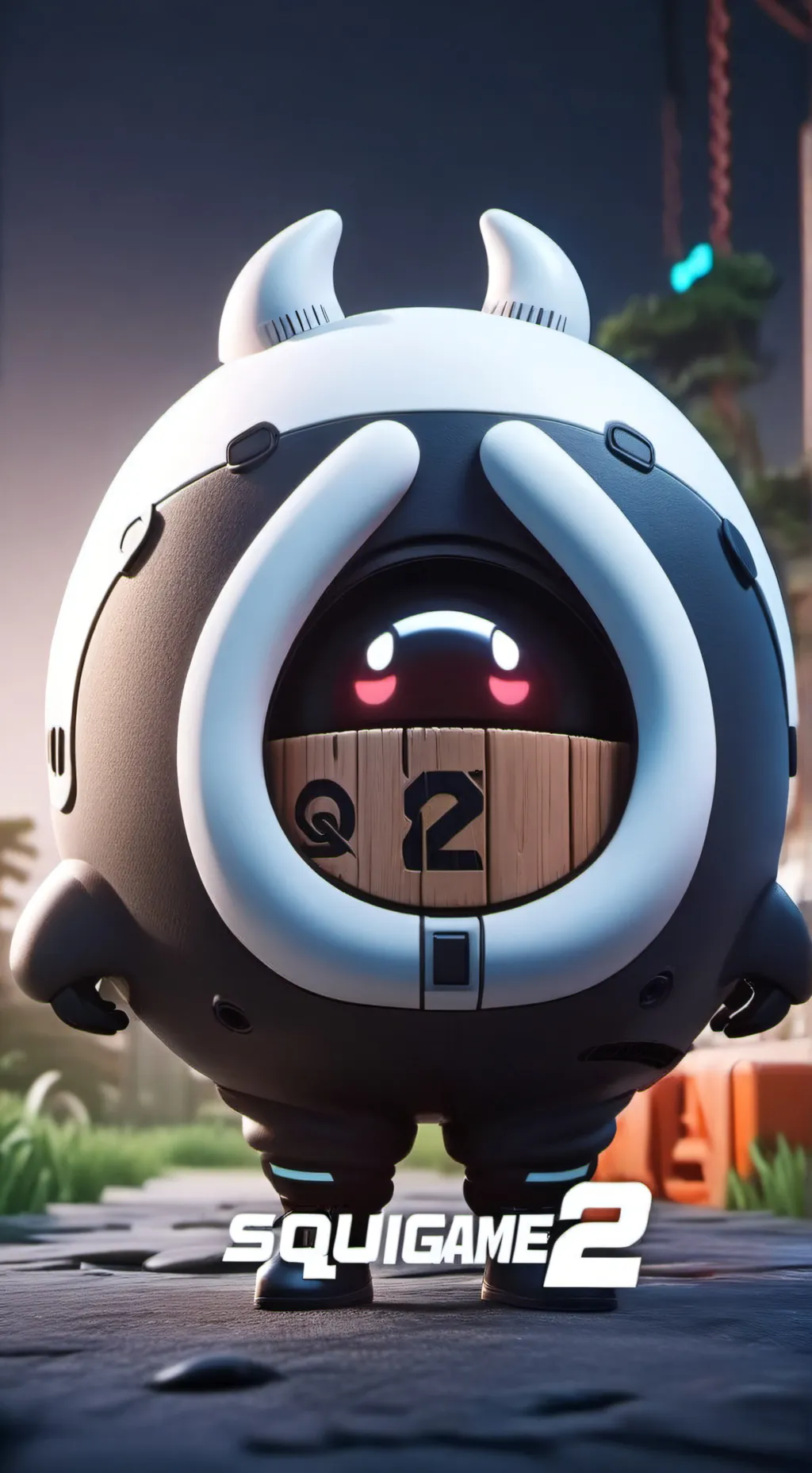 ai character: squid game background