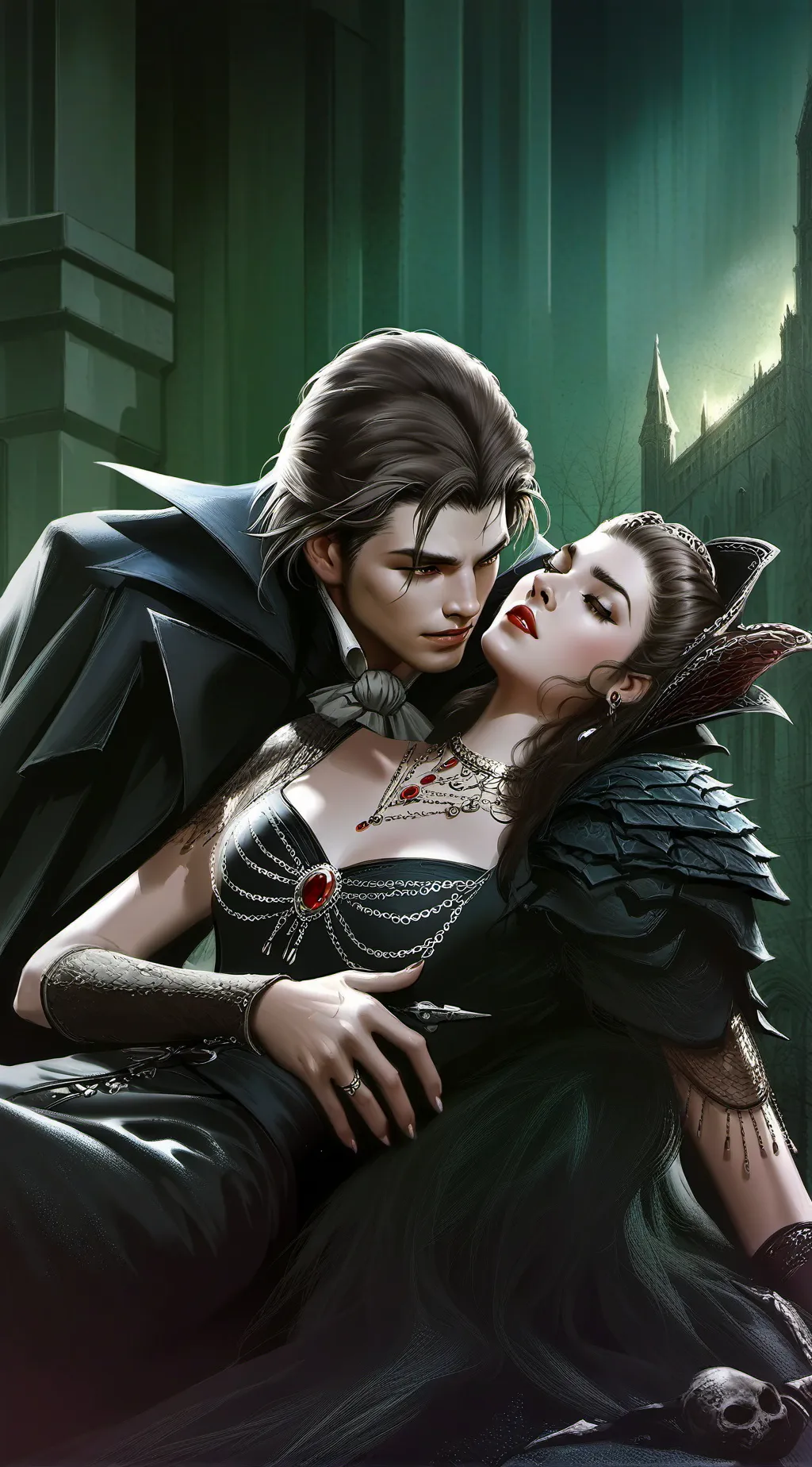 ai character: Olivia & Kai  background