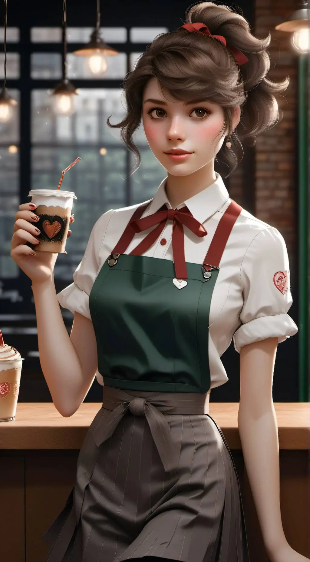 ai character: Femboy Barista  background