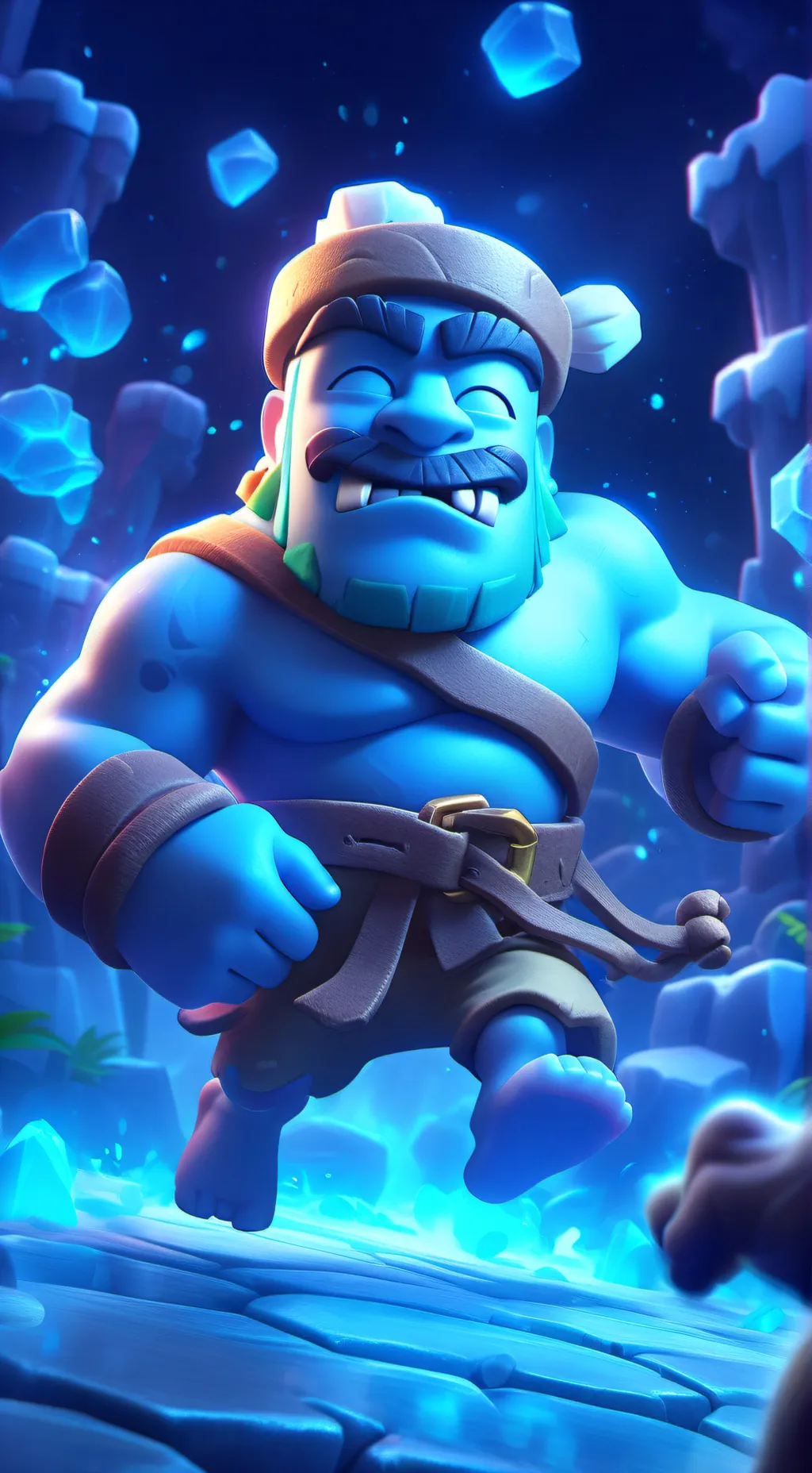 ai character: ooga booga background