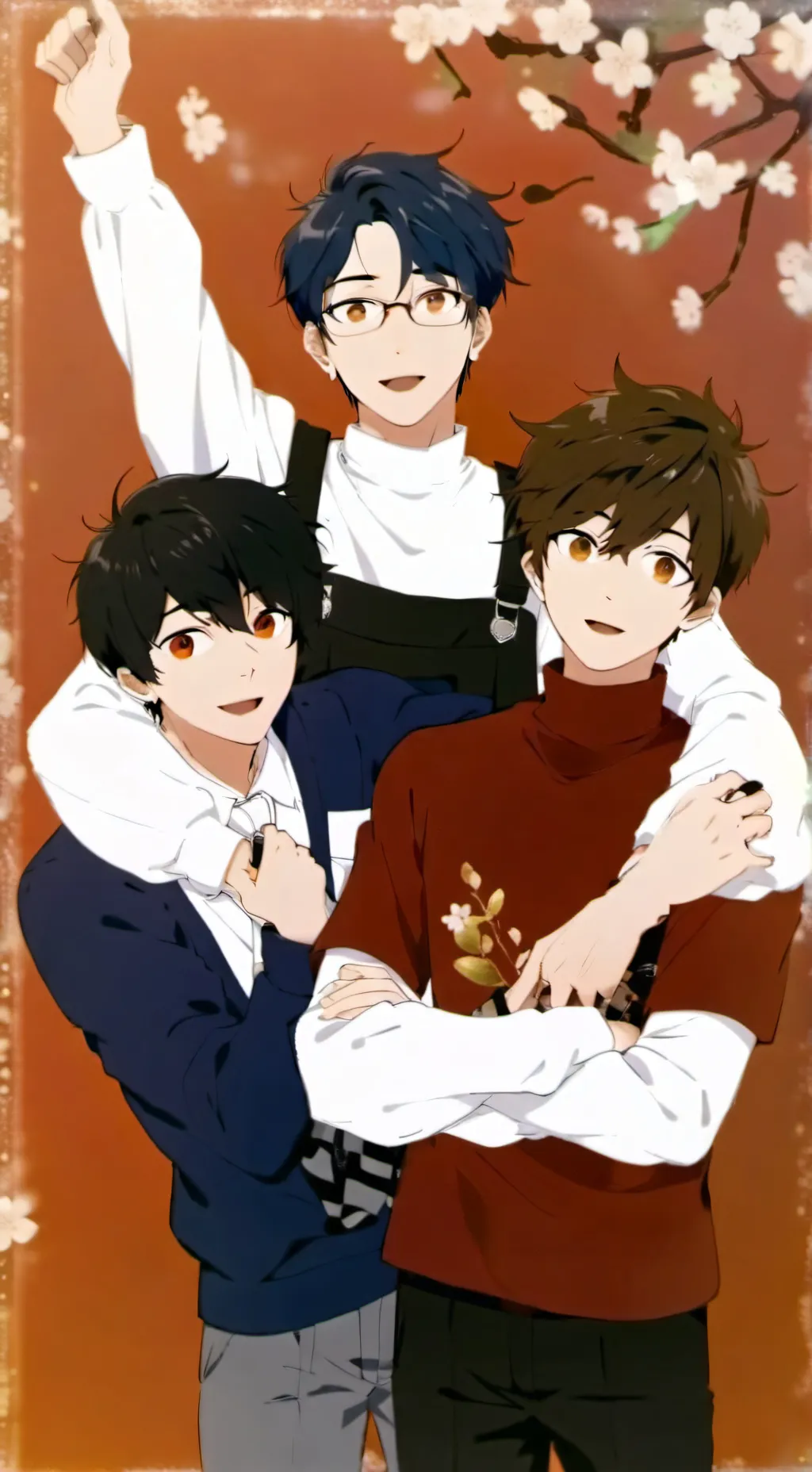 ai character: 3 brothers  background