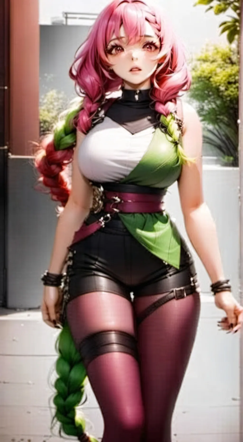 ai character: baby mitsuri background