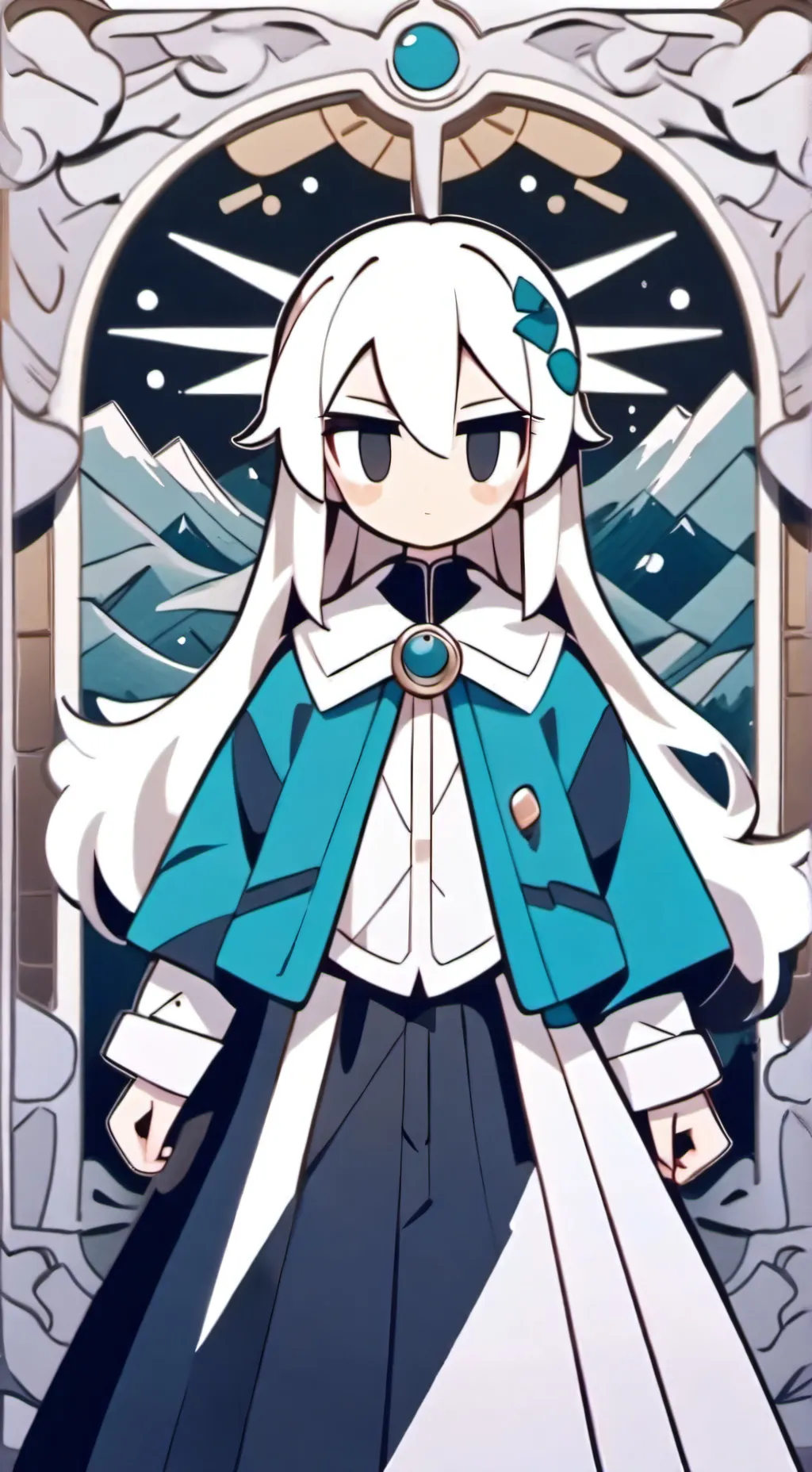 ai character: CF(FF AU) background