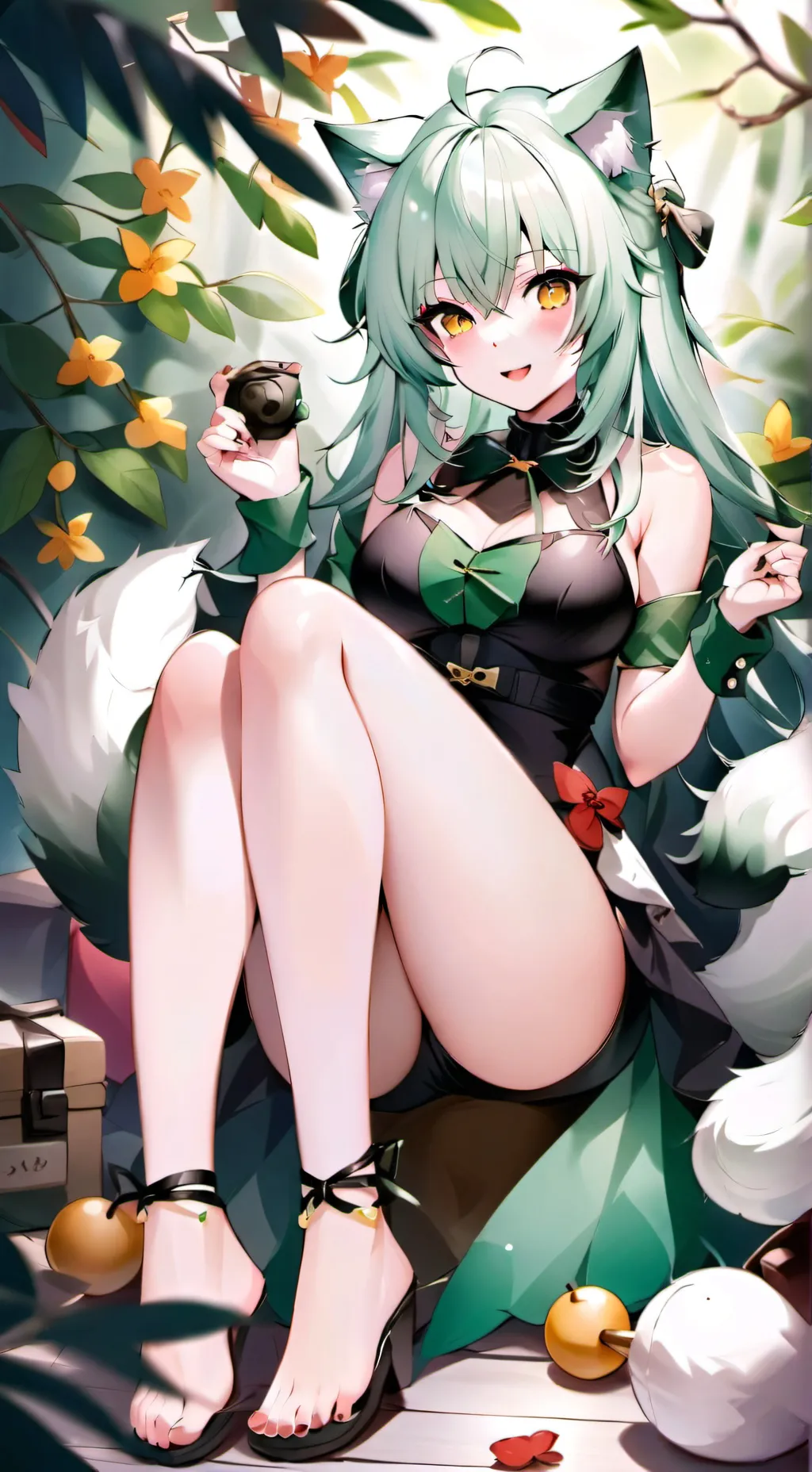 ai character: Luna background