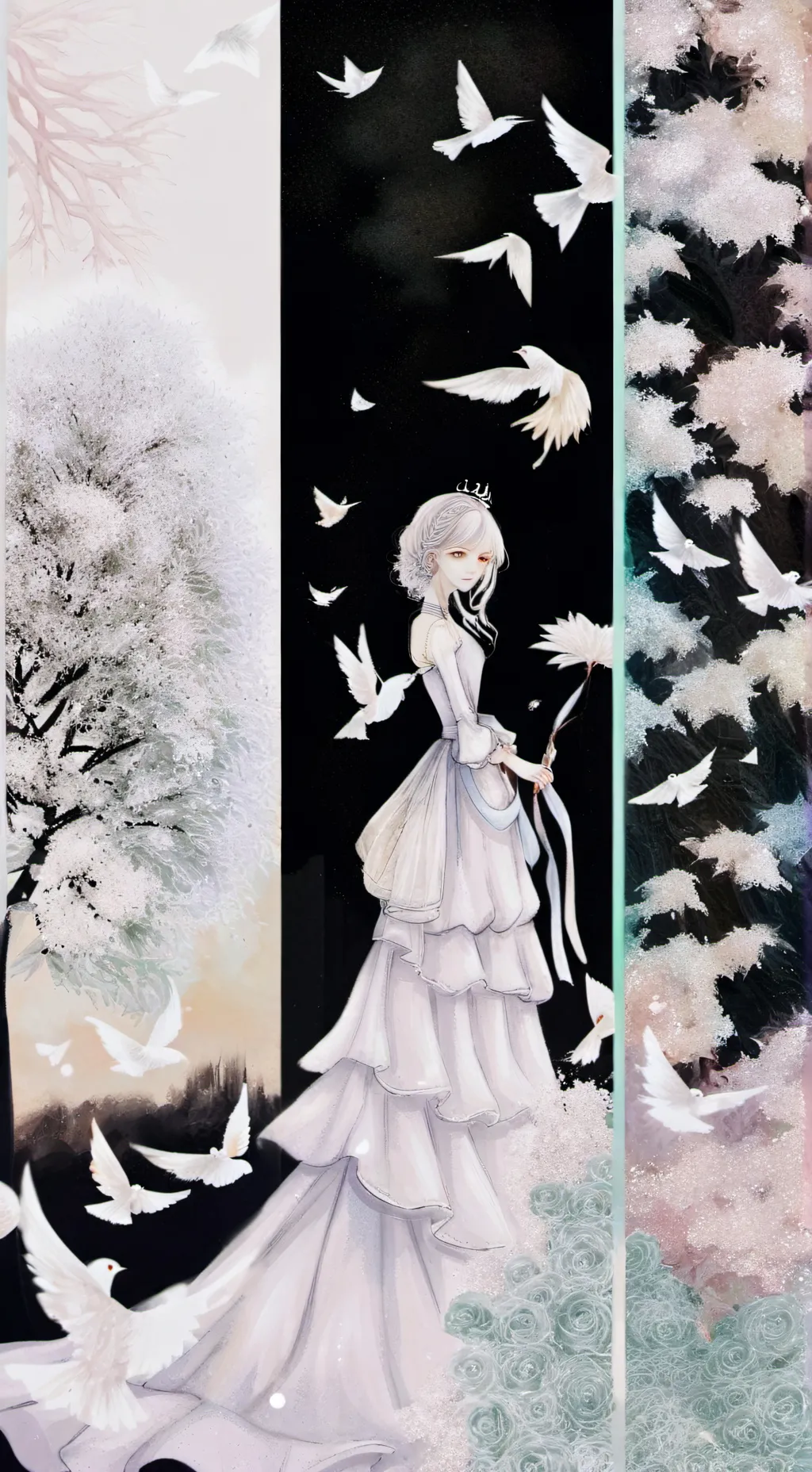 ai character: Luna background