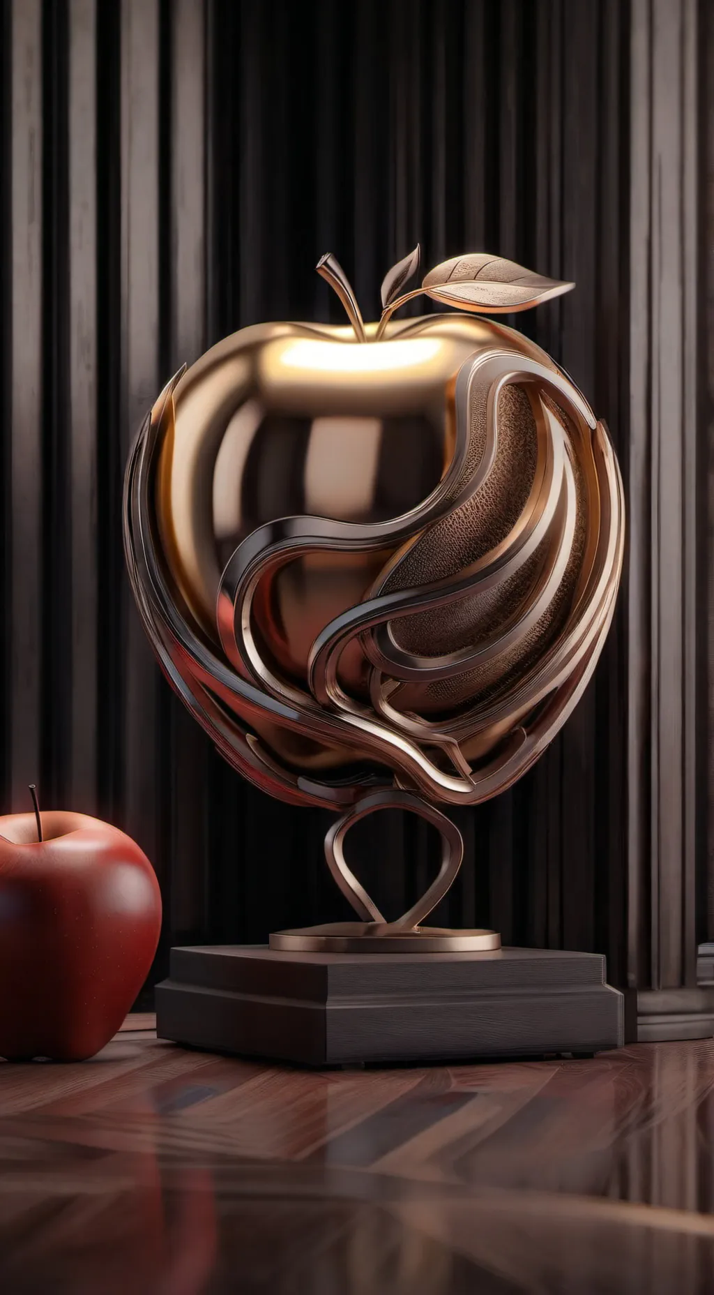 ai character: Radioadamsapple background