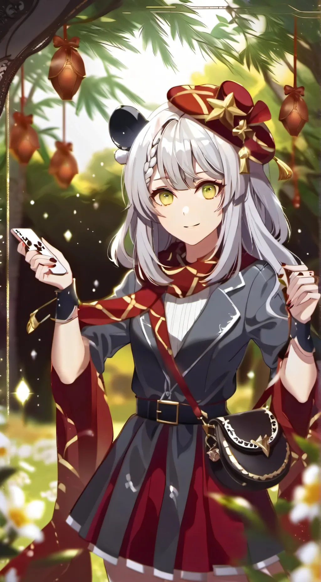 ai character: Angela  background