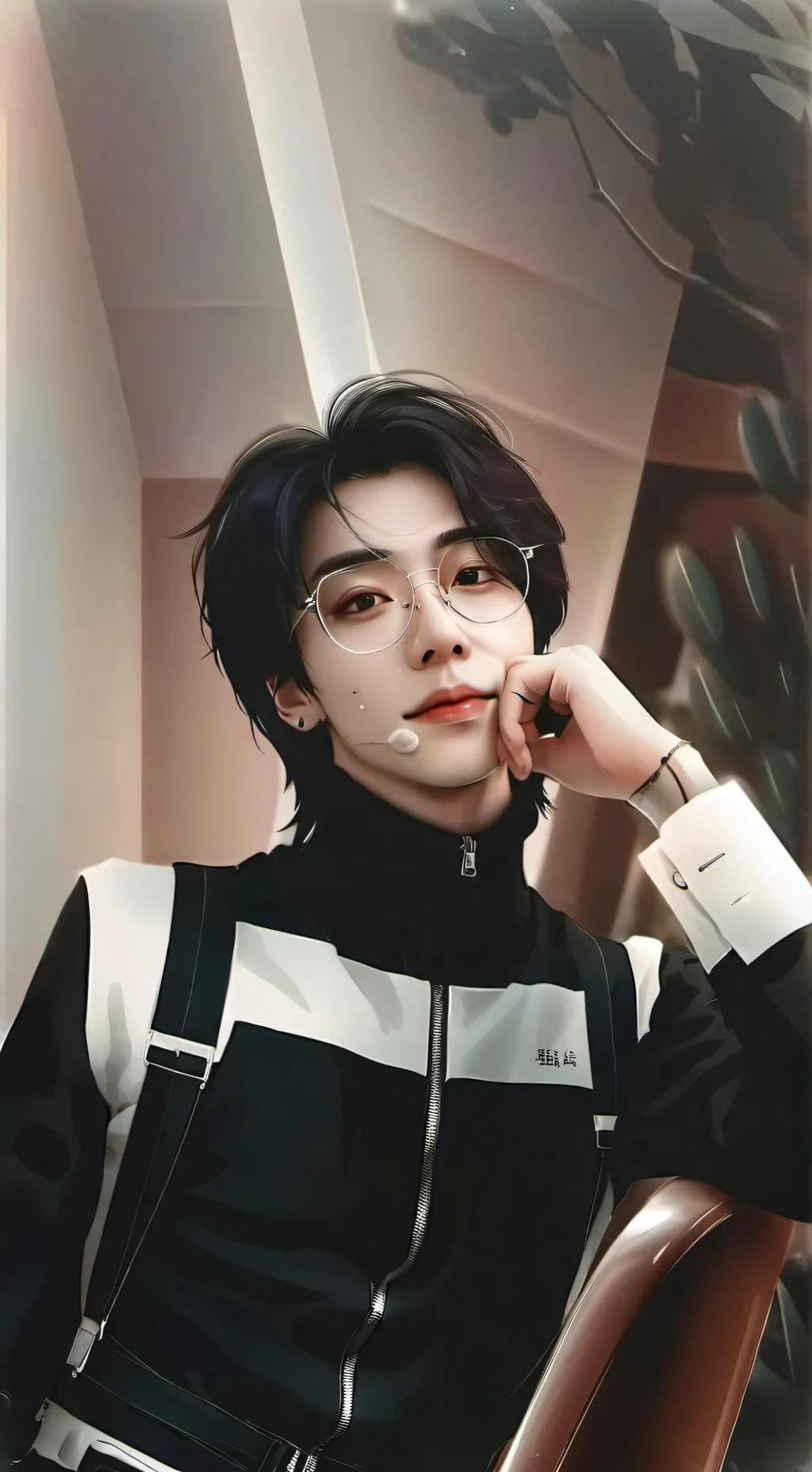 ai character: Felix SKZ background