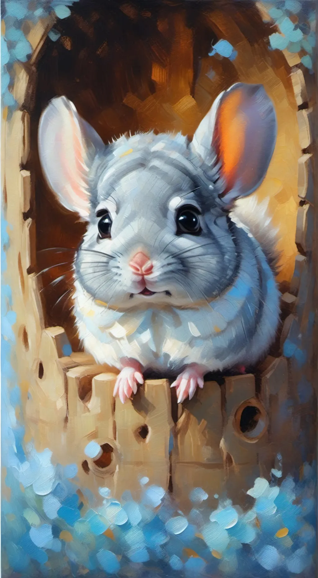 ai character: Luna background