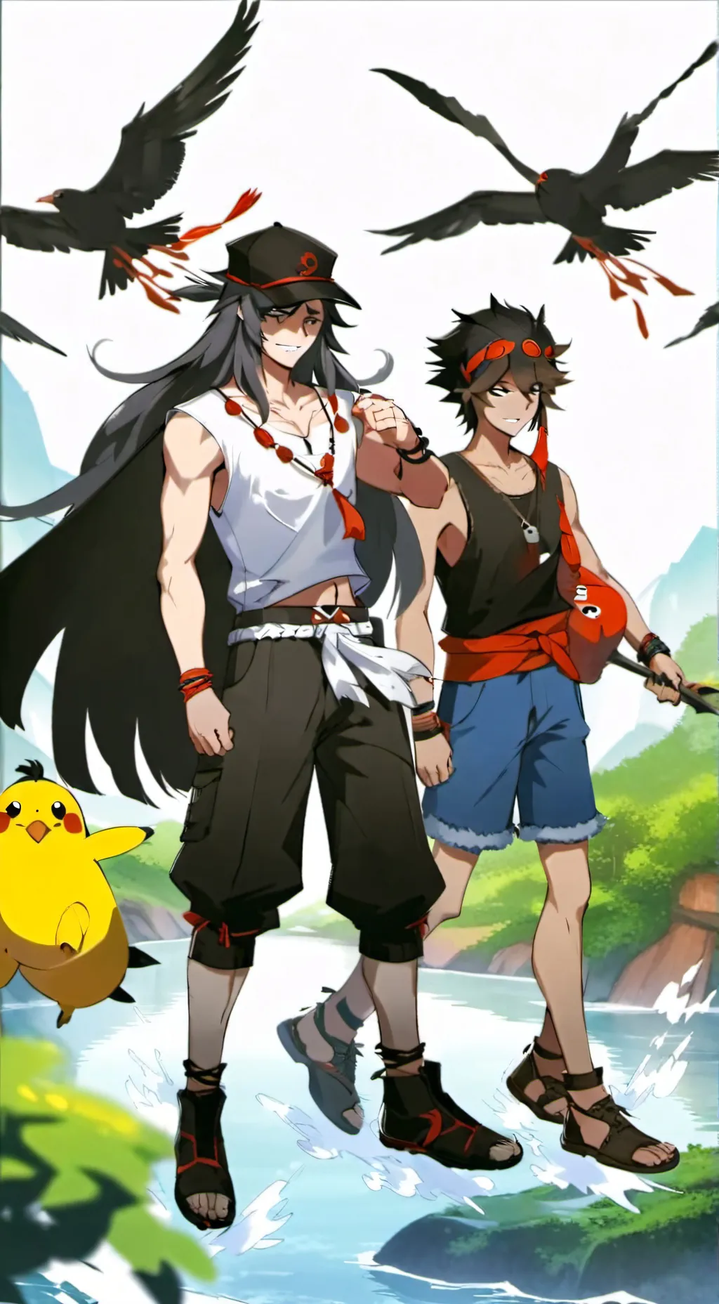 ai character: Steven and Mike background