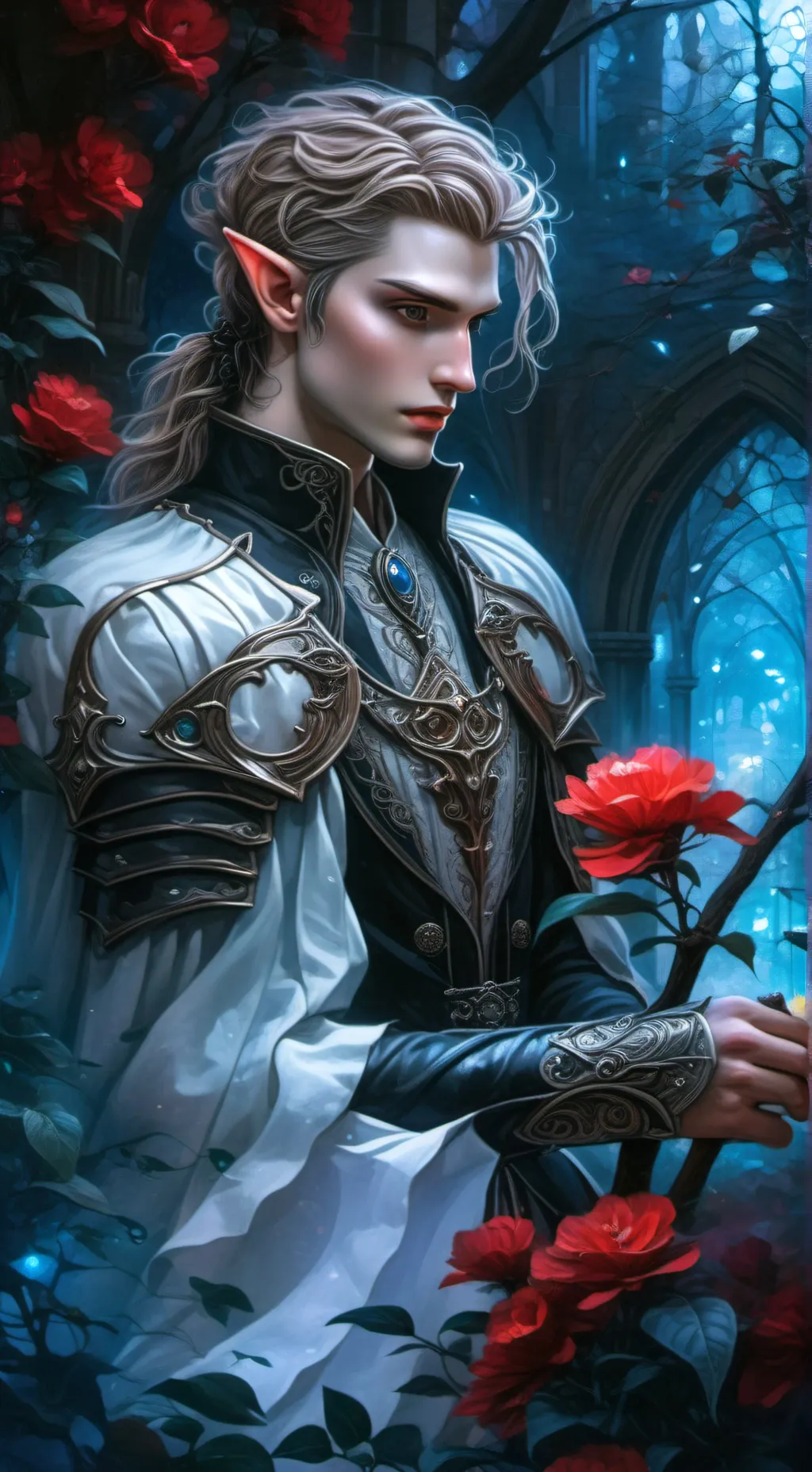 ai character: Lucius  background