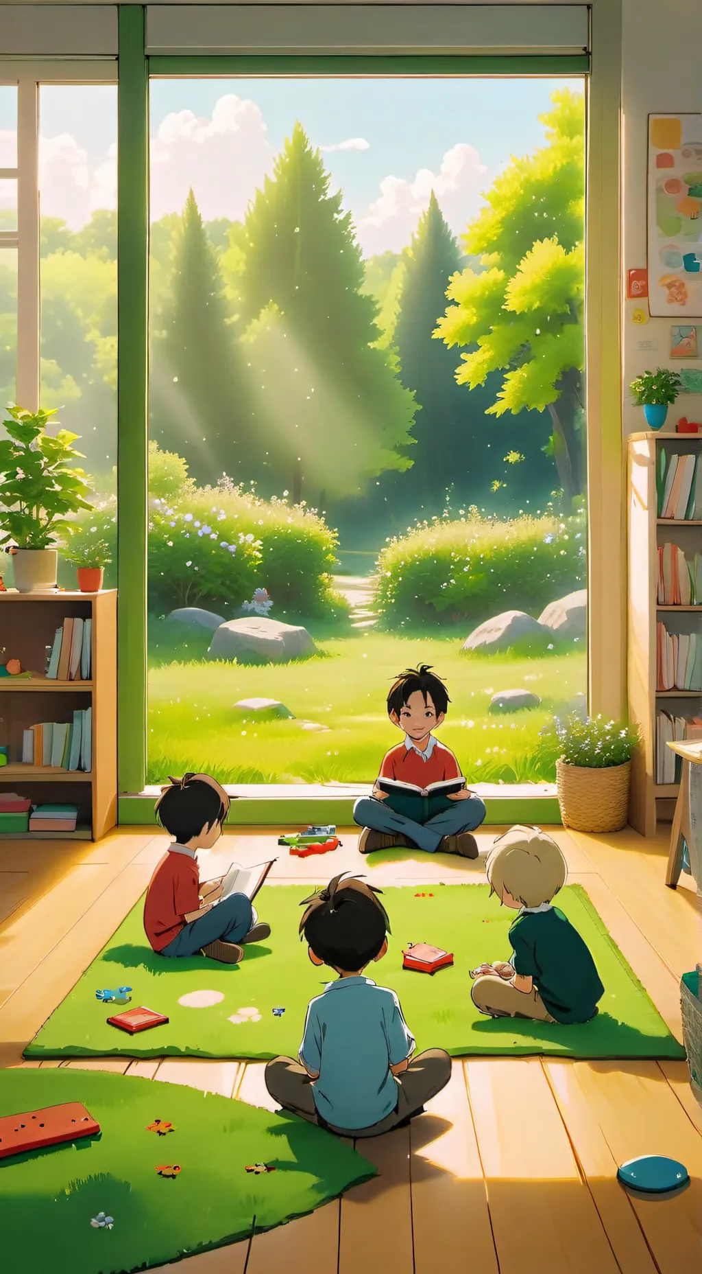 ai character: squid game background