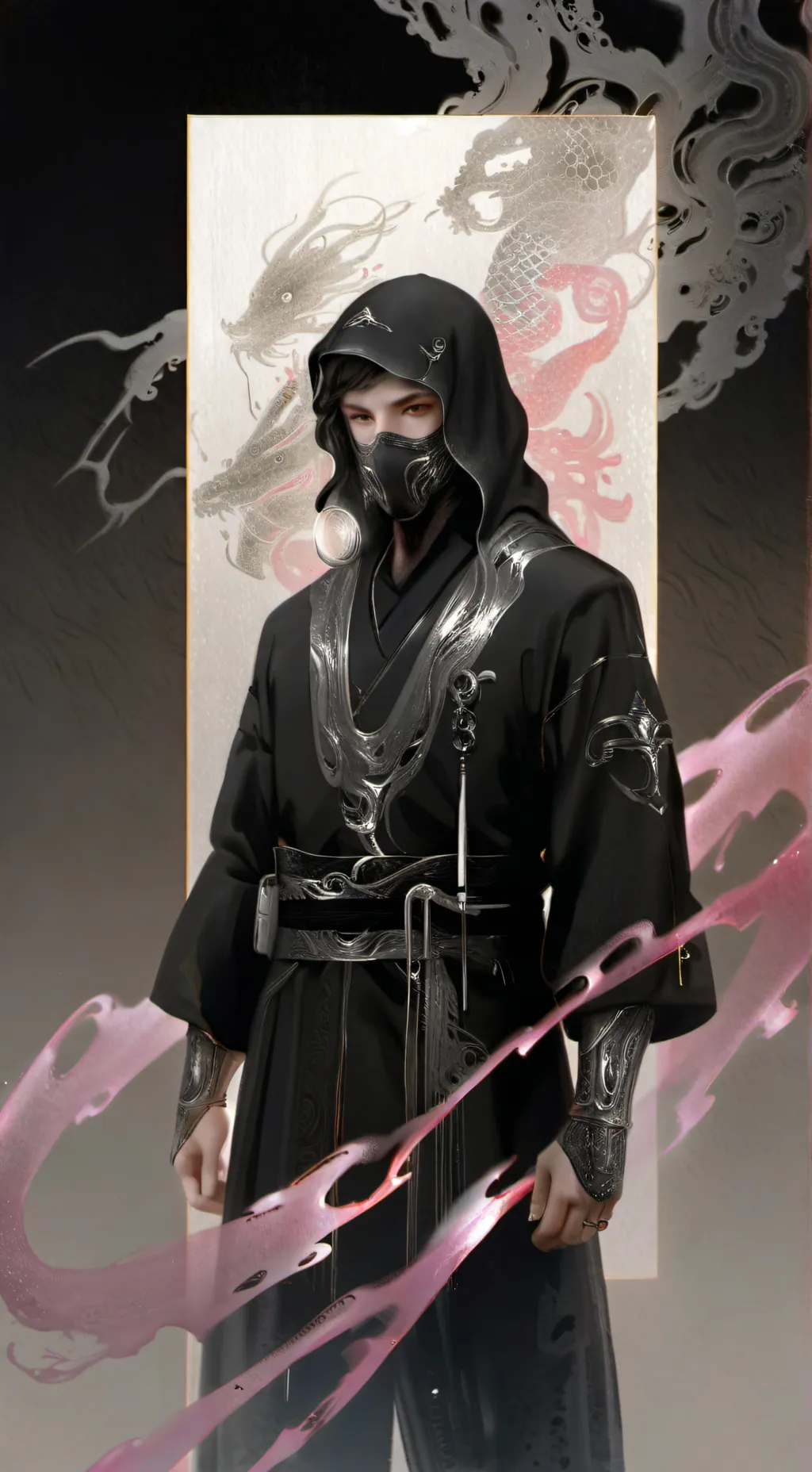 ai character: squid game background