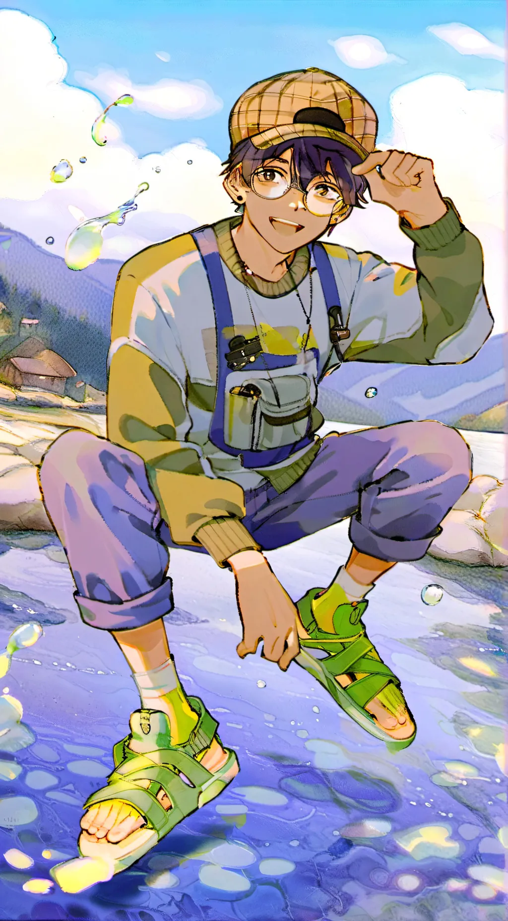 ai character: sam background