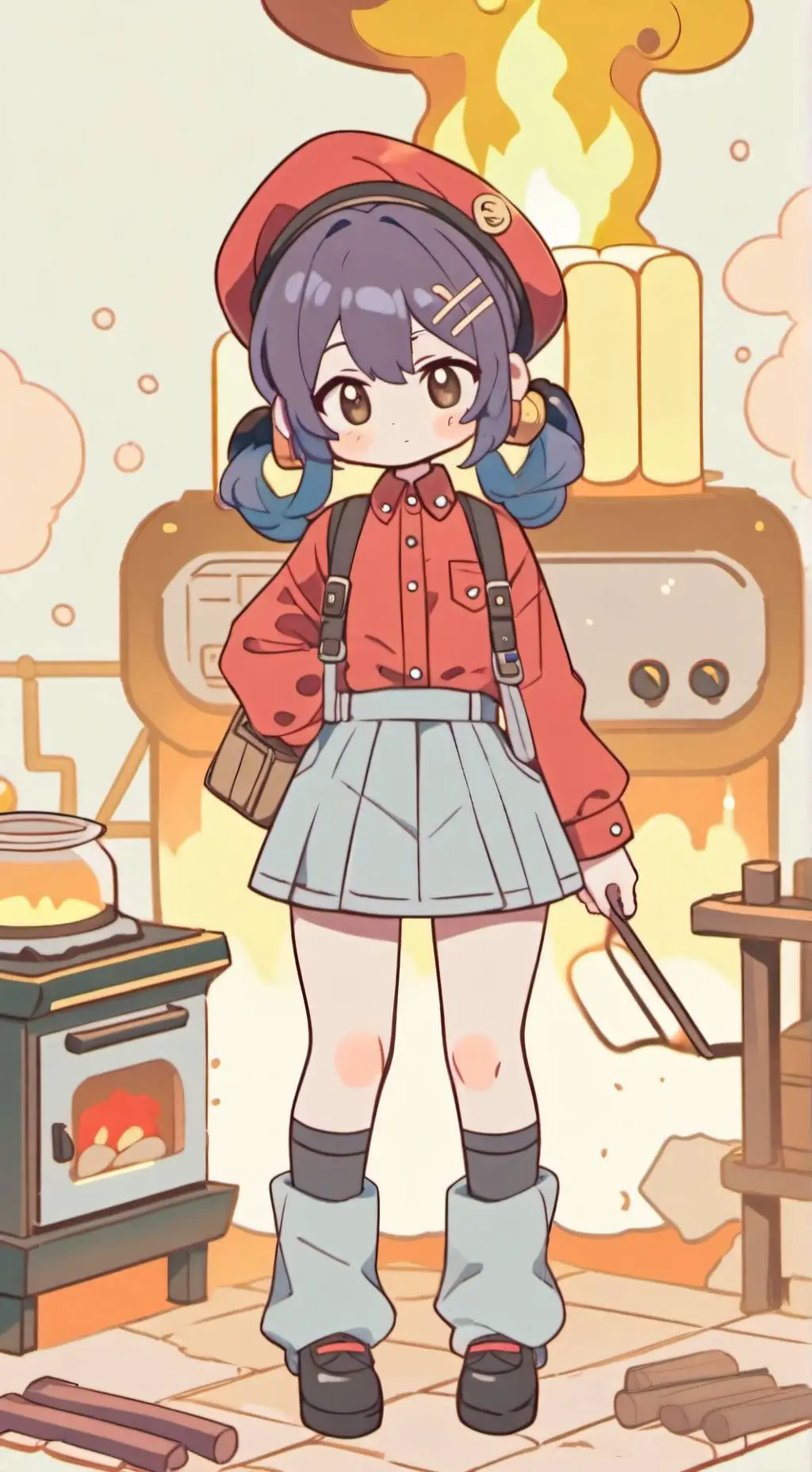 ai character: Chibi Mita background