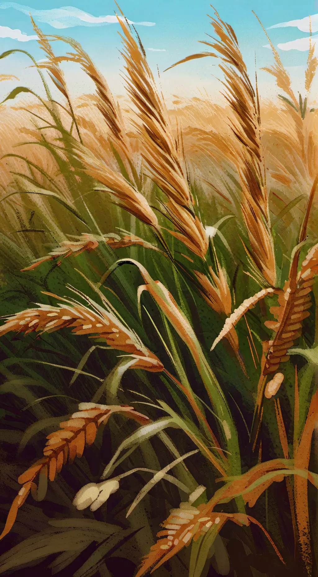 ai character: Grass 😁 background