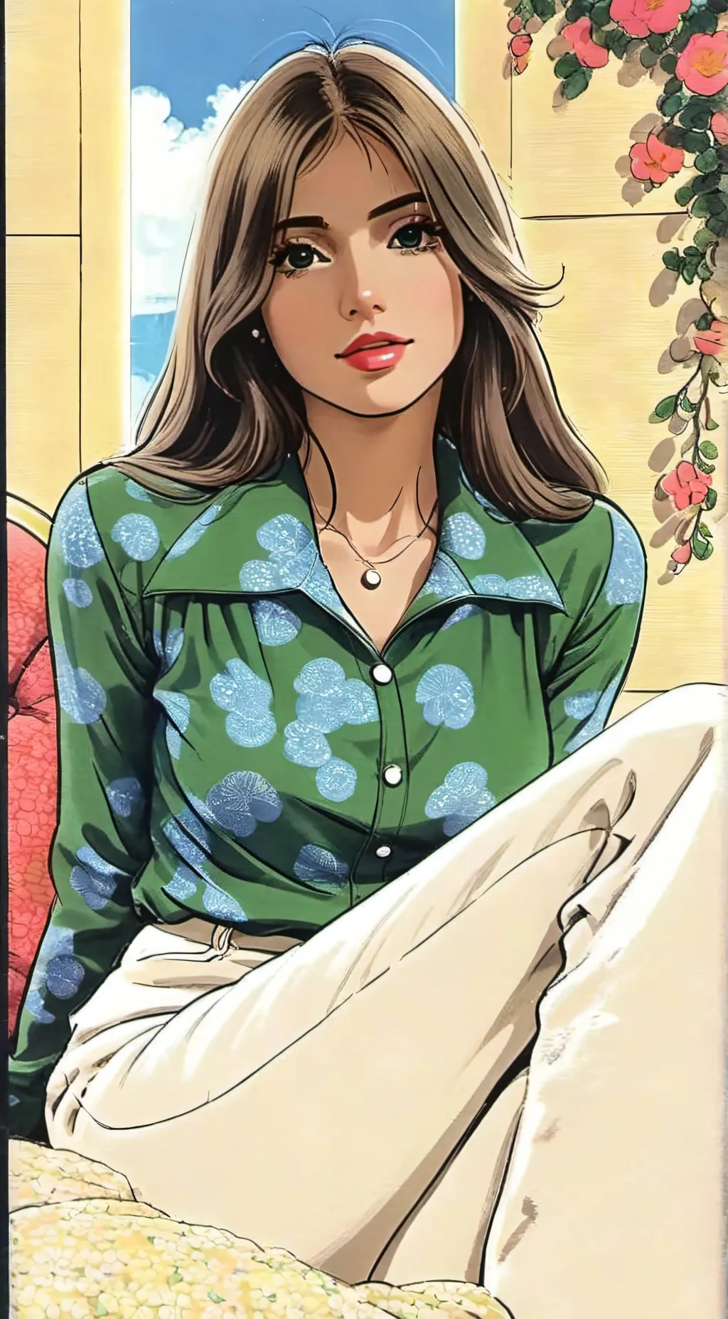 ai character: LUCIA background