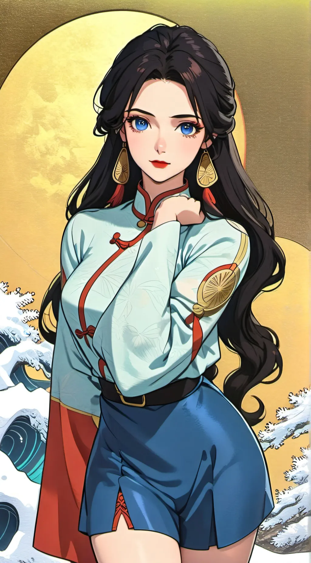 ai character: Mina Hamato background