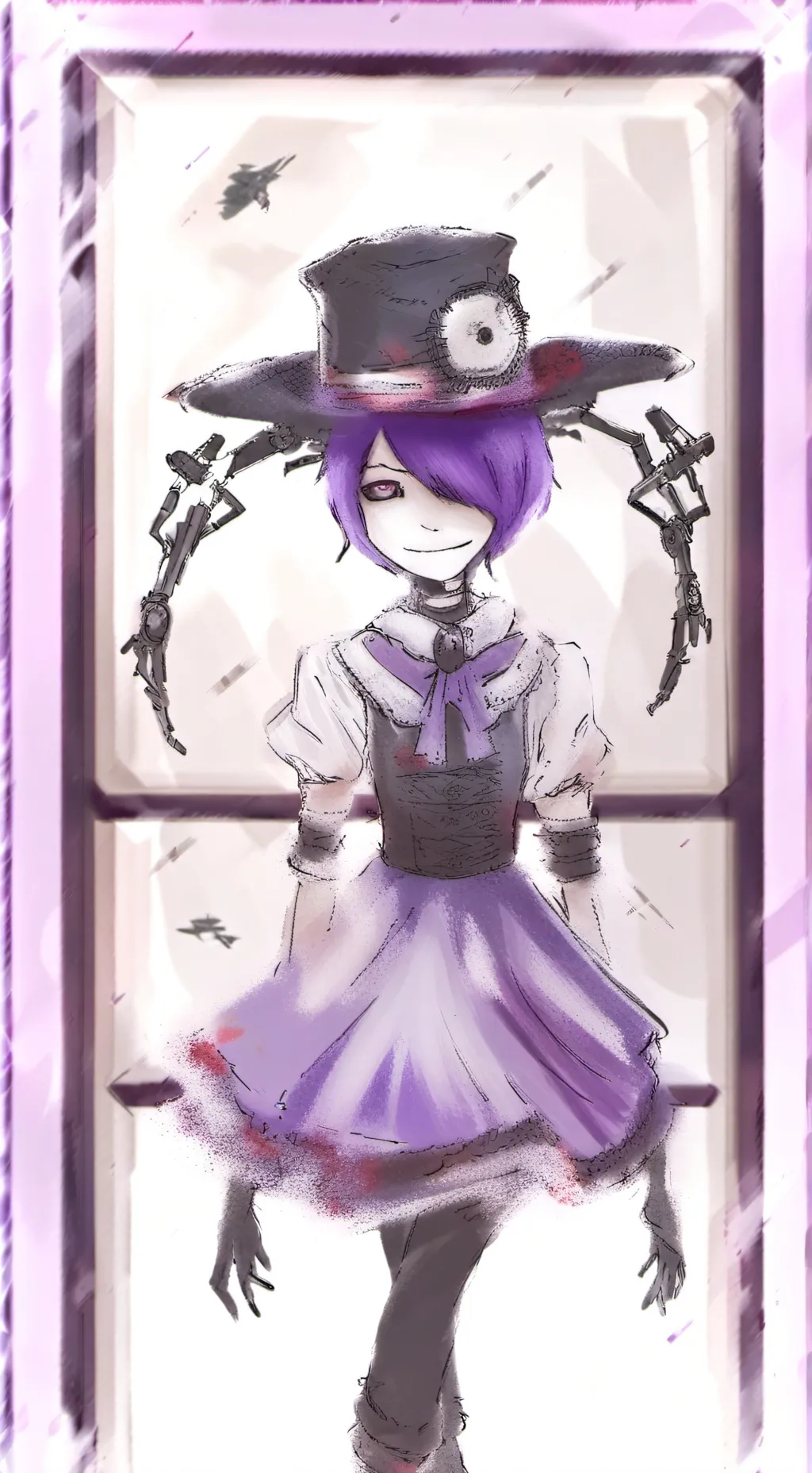 ai character: Murder drones background