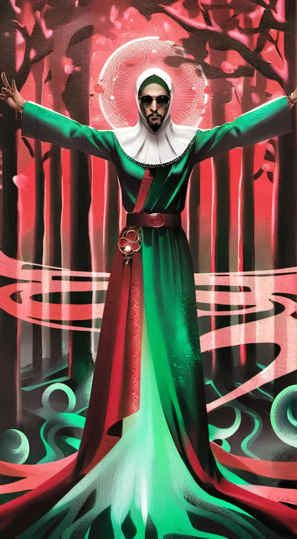 ai character: Squid Game background