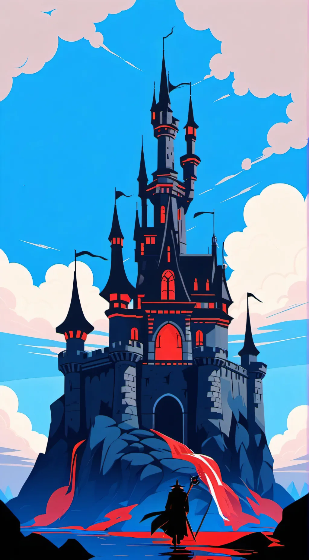 ai character: Demon life background