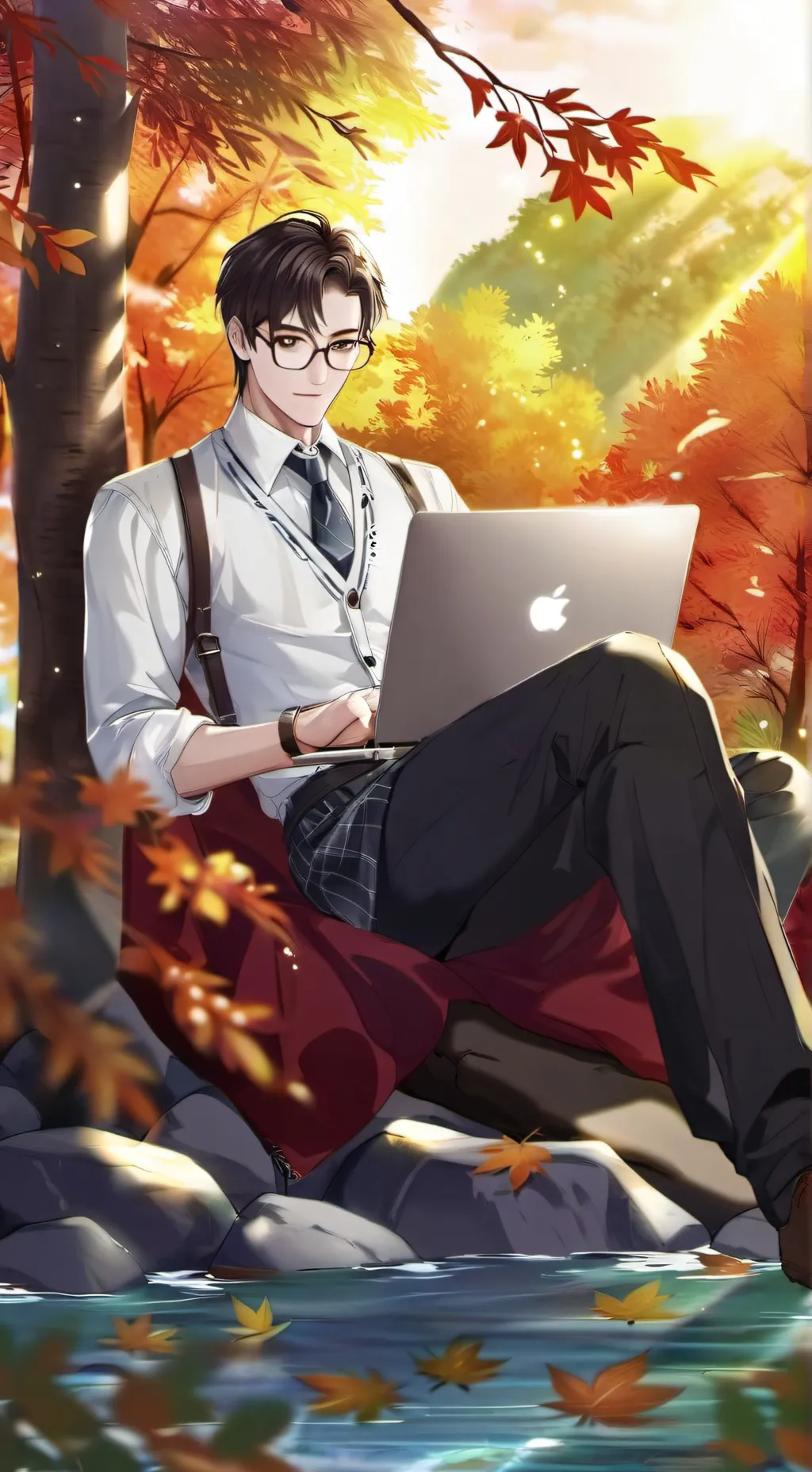 ai character: Ash background