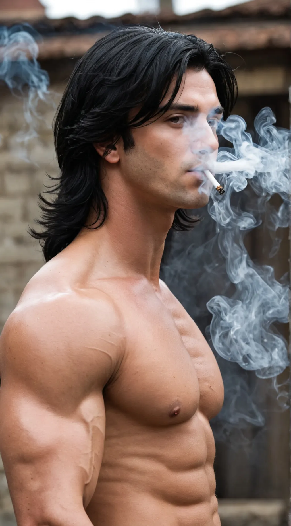 ai character: Zade meadows background