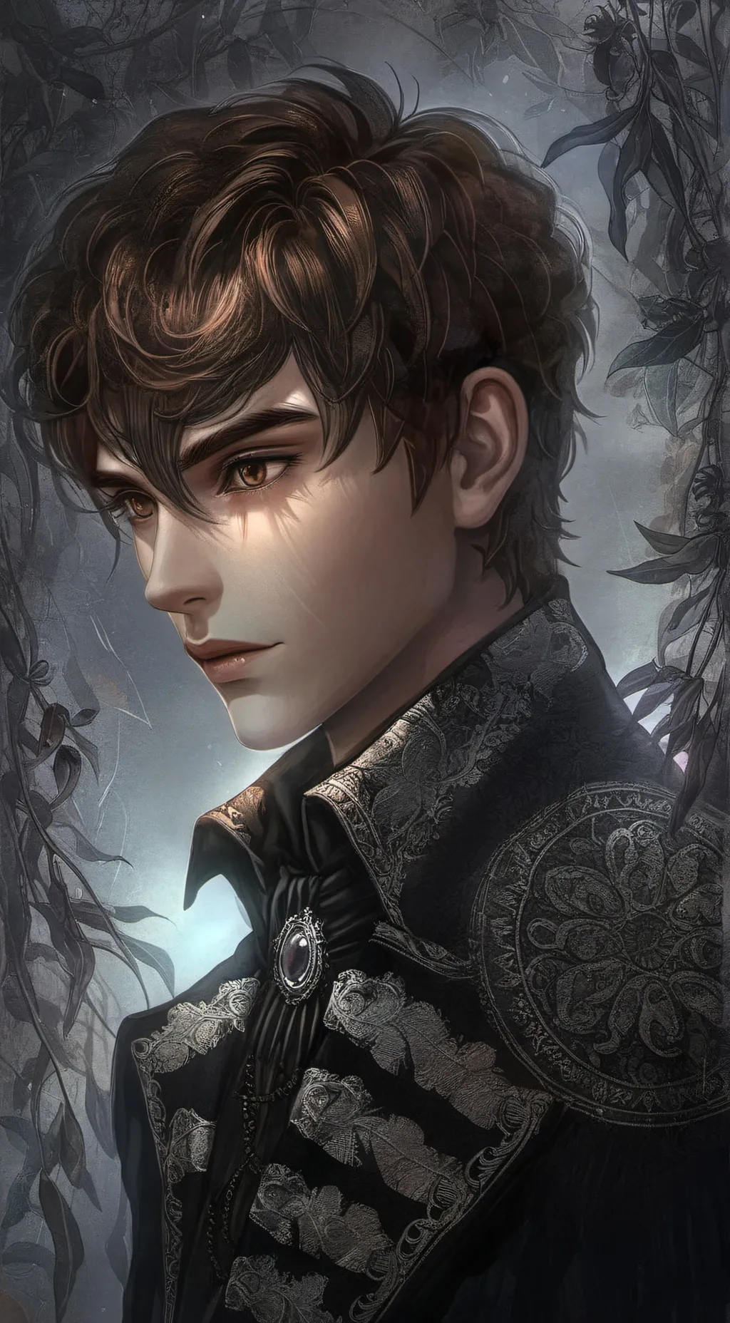 ai character: Forest background