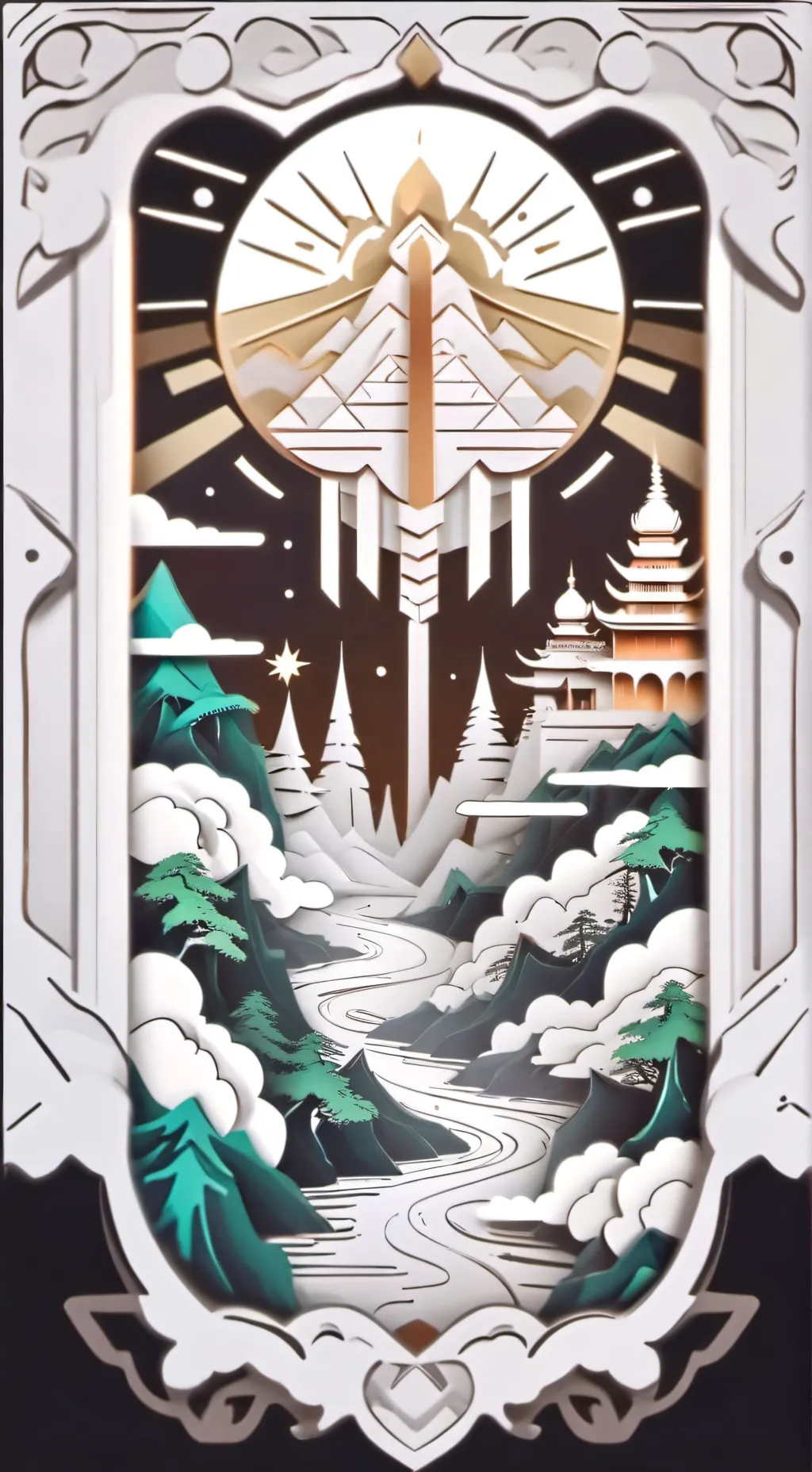 ai character: dandadan aventura  background