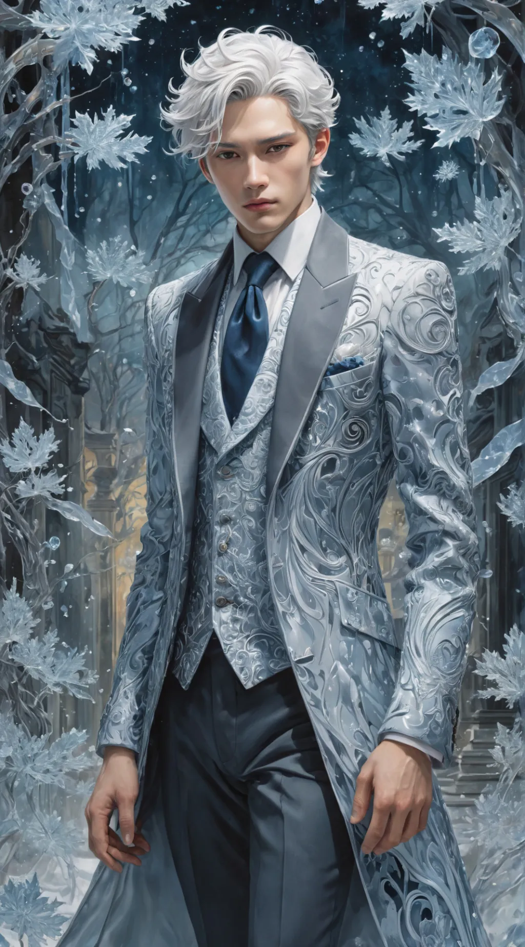 ai character: Frost background