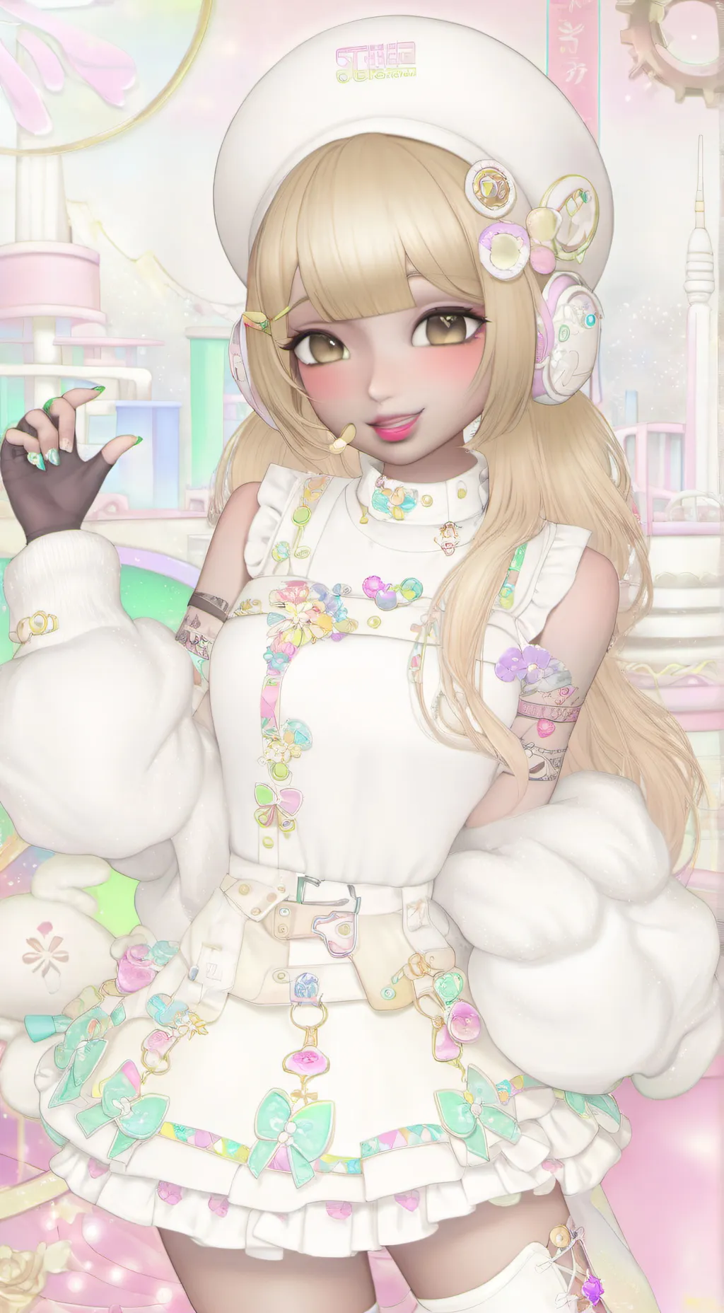 ai character: Lunar background