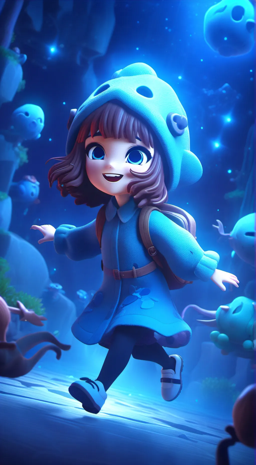 ai character: Creepypasta  background