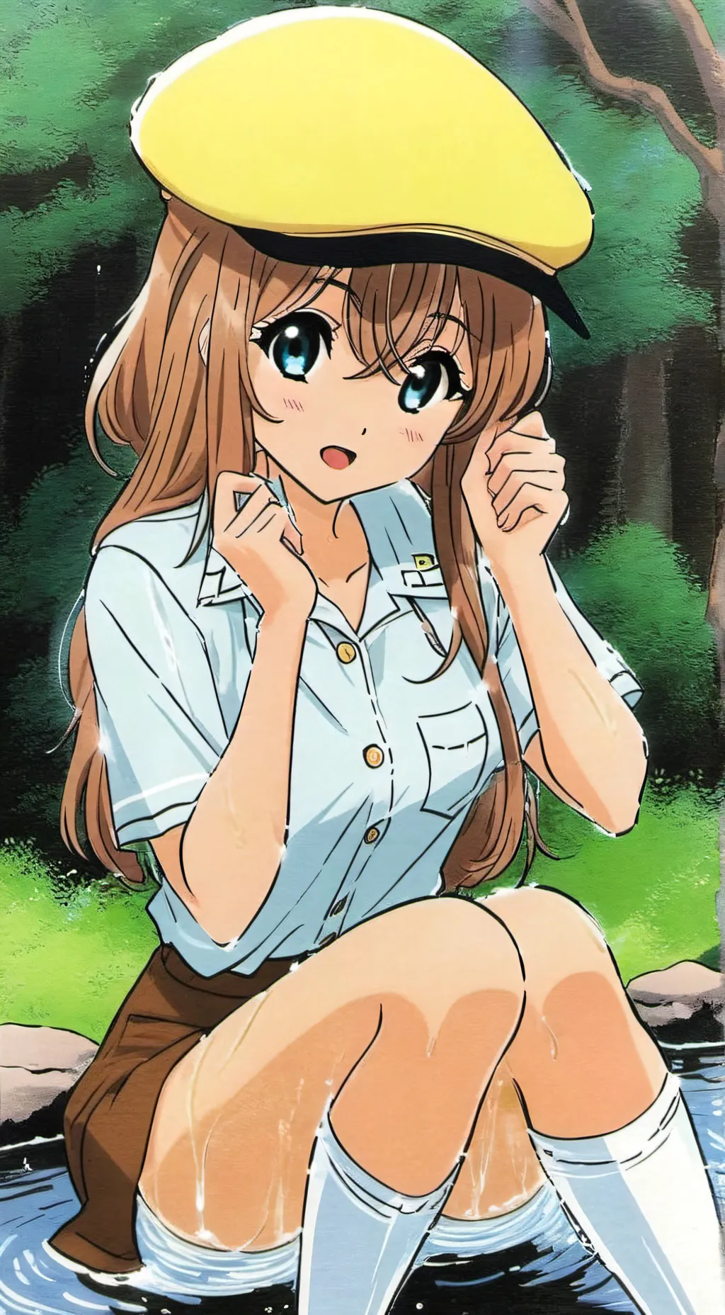 ai character: ahh~~~~~ background