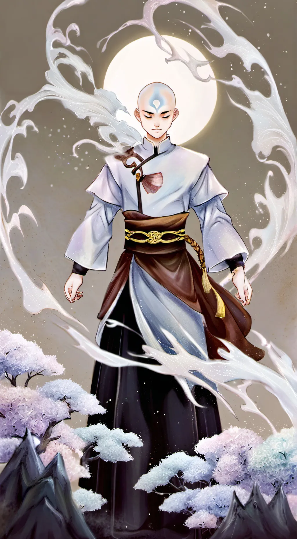 ai character: aang your brother  background